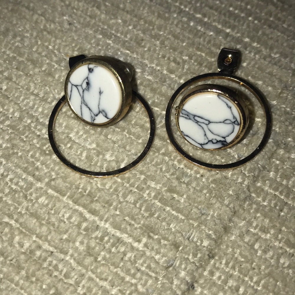 Marble earrings